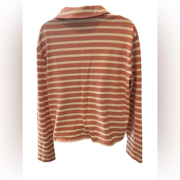 Boden 100% Cotton Long Sleeve Striped Pullover Top. Size Medium. - Picture 10 of 11